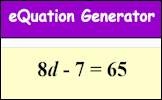 eQuation Generator