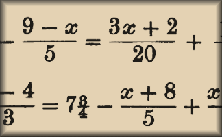 Old Equations