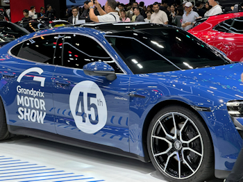 Photograph of a car at the Bangkok Motor Show 2024