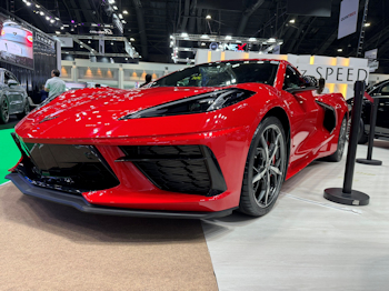 Photograph of a car at the Bangkok Motor Show 2024