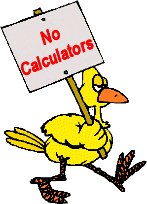 No Calculator Allowed